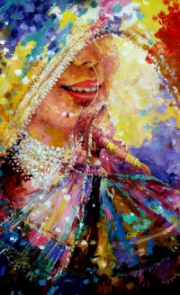 Bandah Ali, 24 x 36 Inch, Oil on Canvas, Figurative-Painting, AC-BNA-015